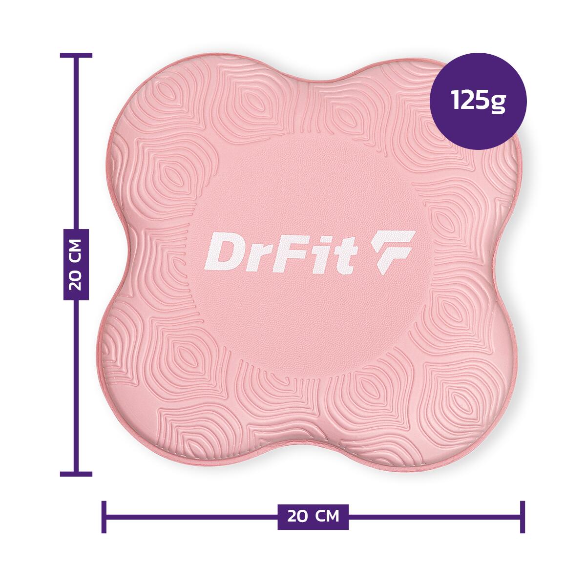 Podkładki amortyzujące do ćwiczeń i jogi pod kolana łokcie nadgarstki DrFit 2/6