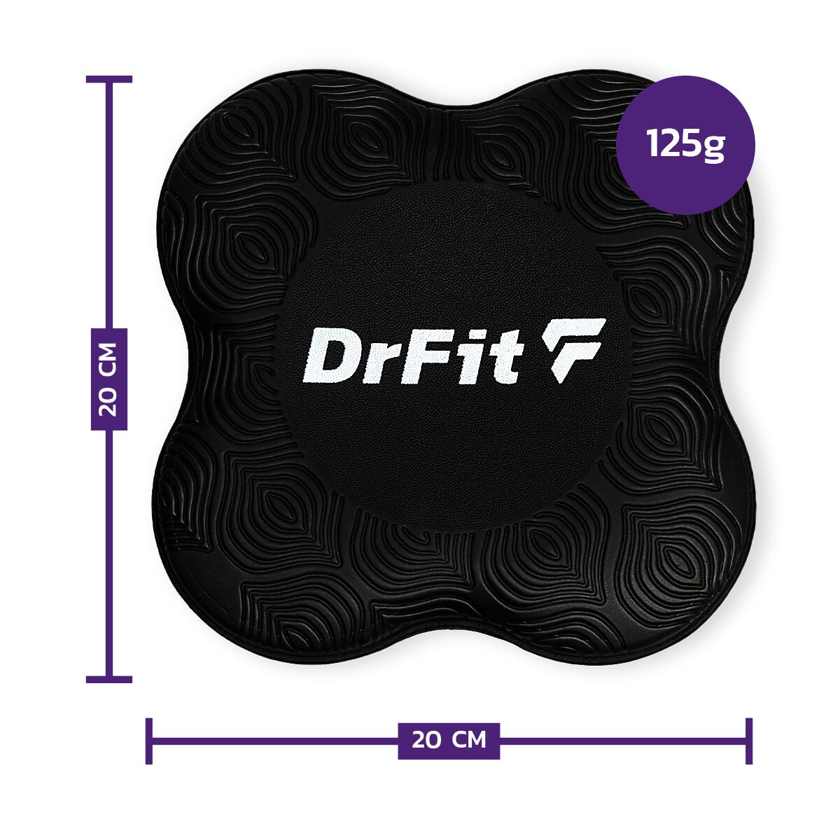 Podkładki amortyzujące do ćwiczeń i jogi pod kolana łokcie nadgarstki DrFit 2/6