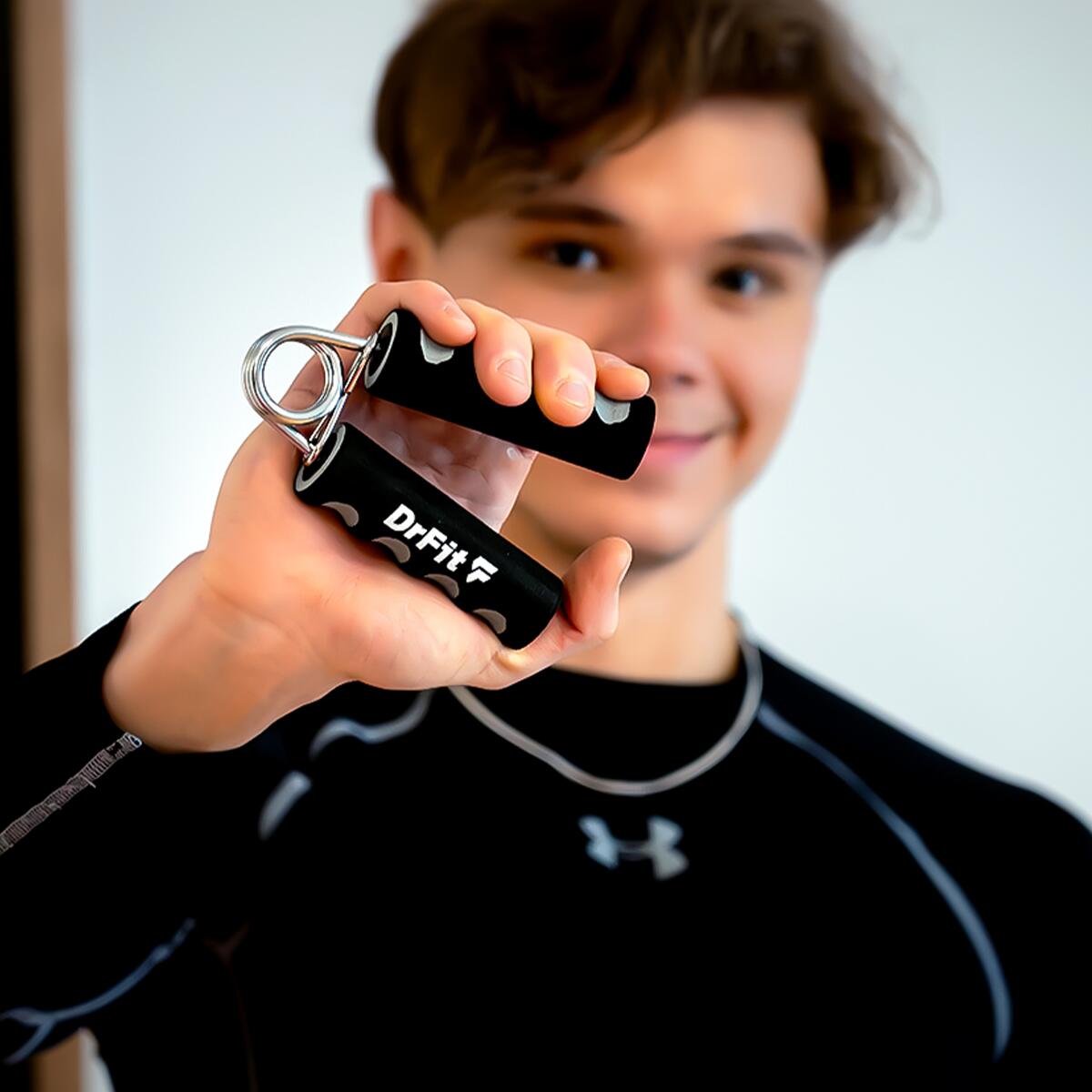 Handgrip ściskacz do dłoni trenażer chwytu siły przedramienia zestaw 2szt. DrFit 6/7