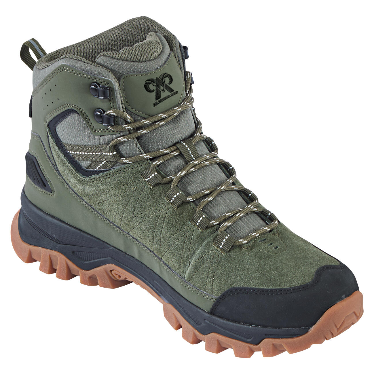 Almwalker Outdoorboots Hugin Herren (Oliv) Größe 47 2/5