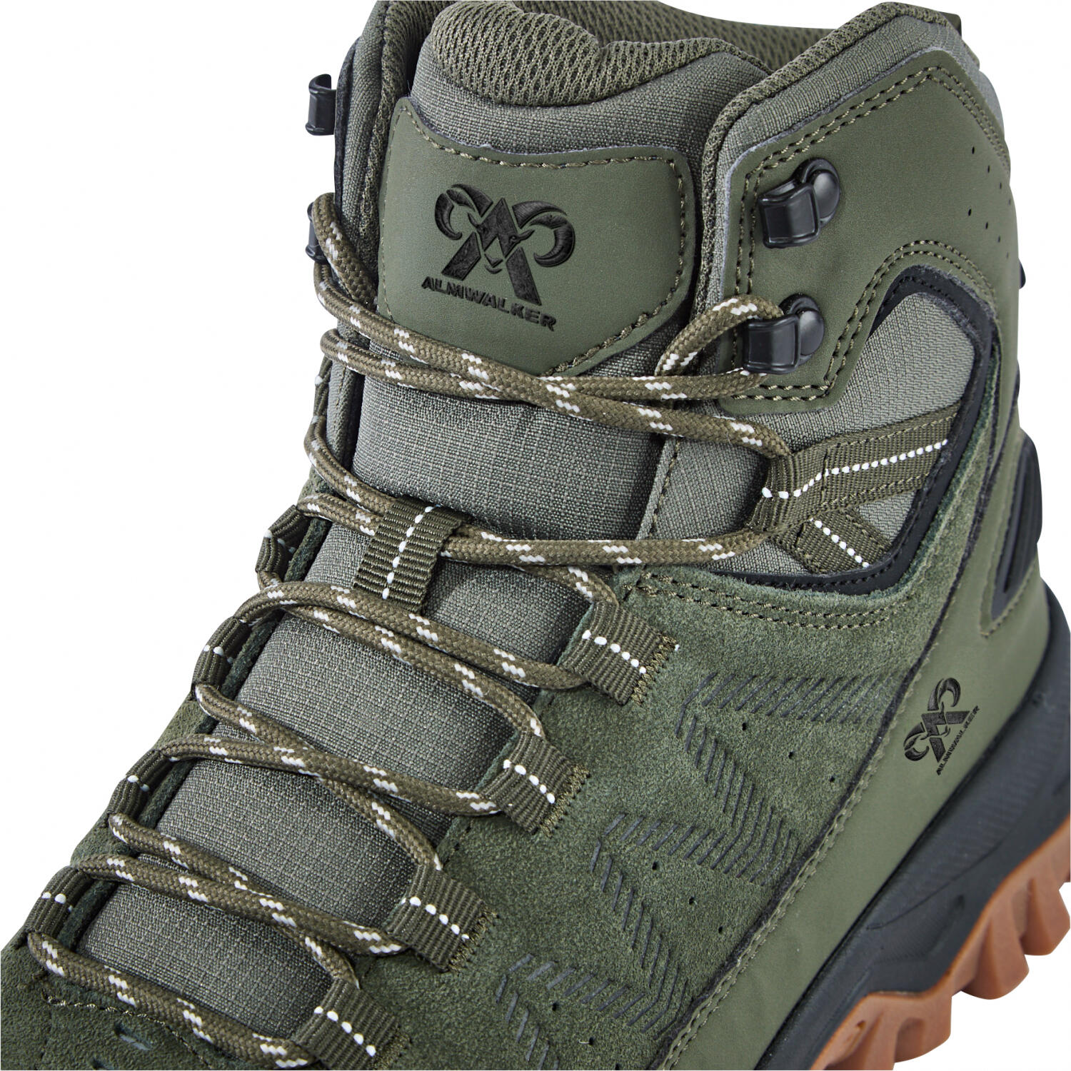 Almwalker Outdoorboots Hugin Herren (Oliv) Größe 47 5/5