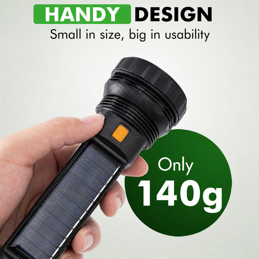 Lanterna LED 1000 Lúmens À Prova D'Água Preta 2/6