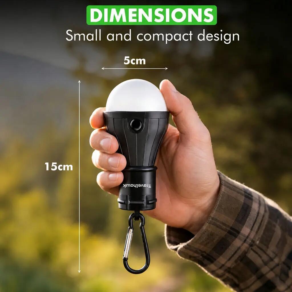 Campinglampen-Set, 4-teilig | Zeltlampe & Notbeleuchtung 2/6