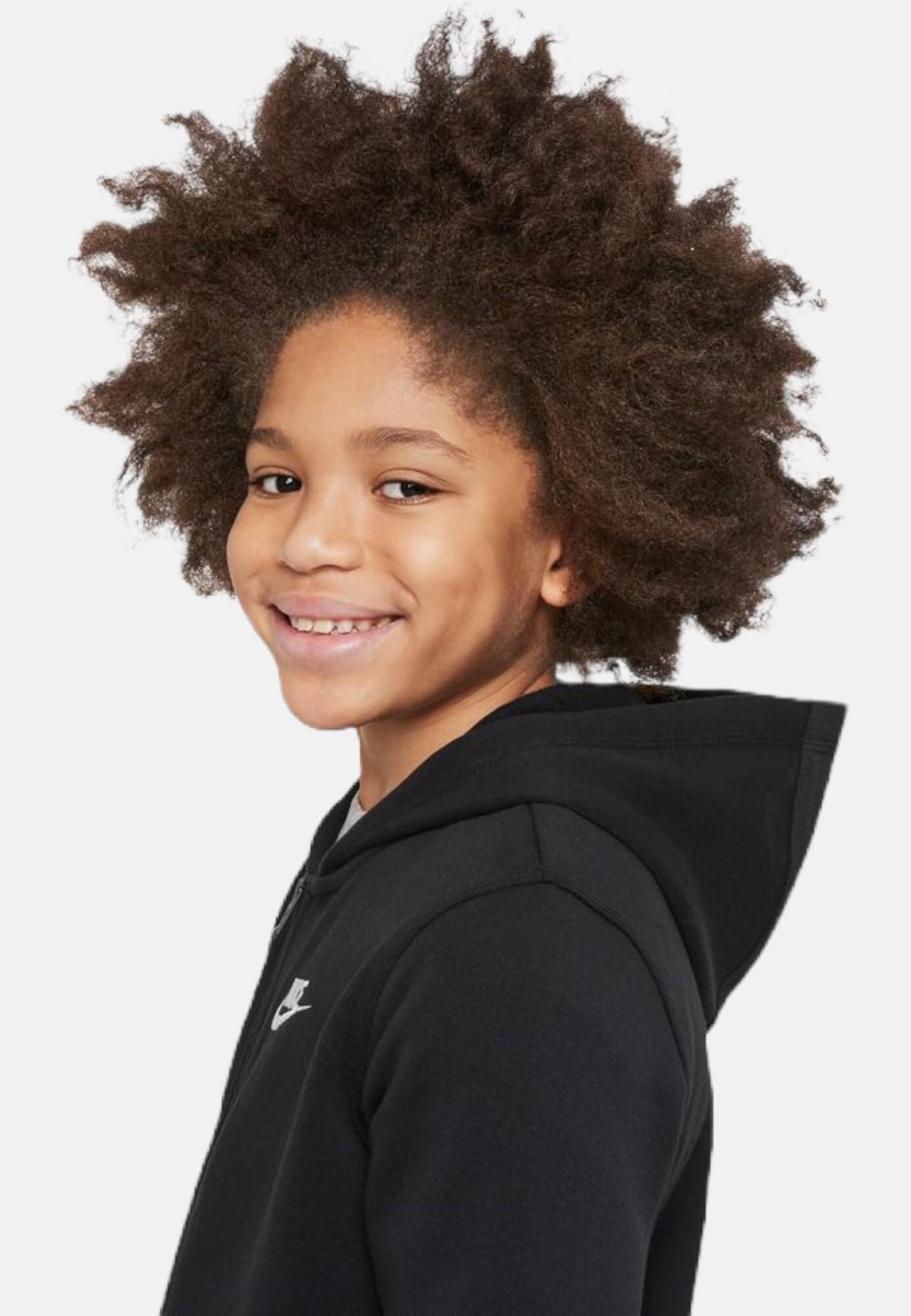 Nike Sportswear - Sweat-Shirt B NSW HOODIE FZ CLUB en coton pour garçon 5/6