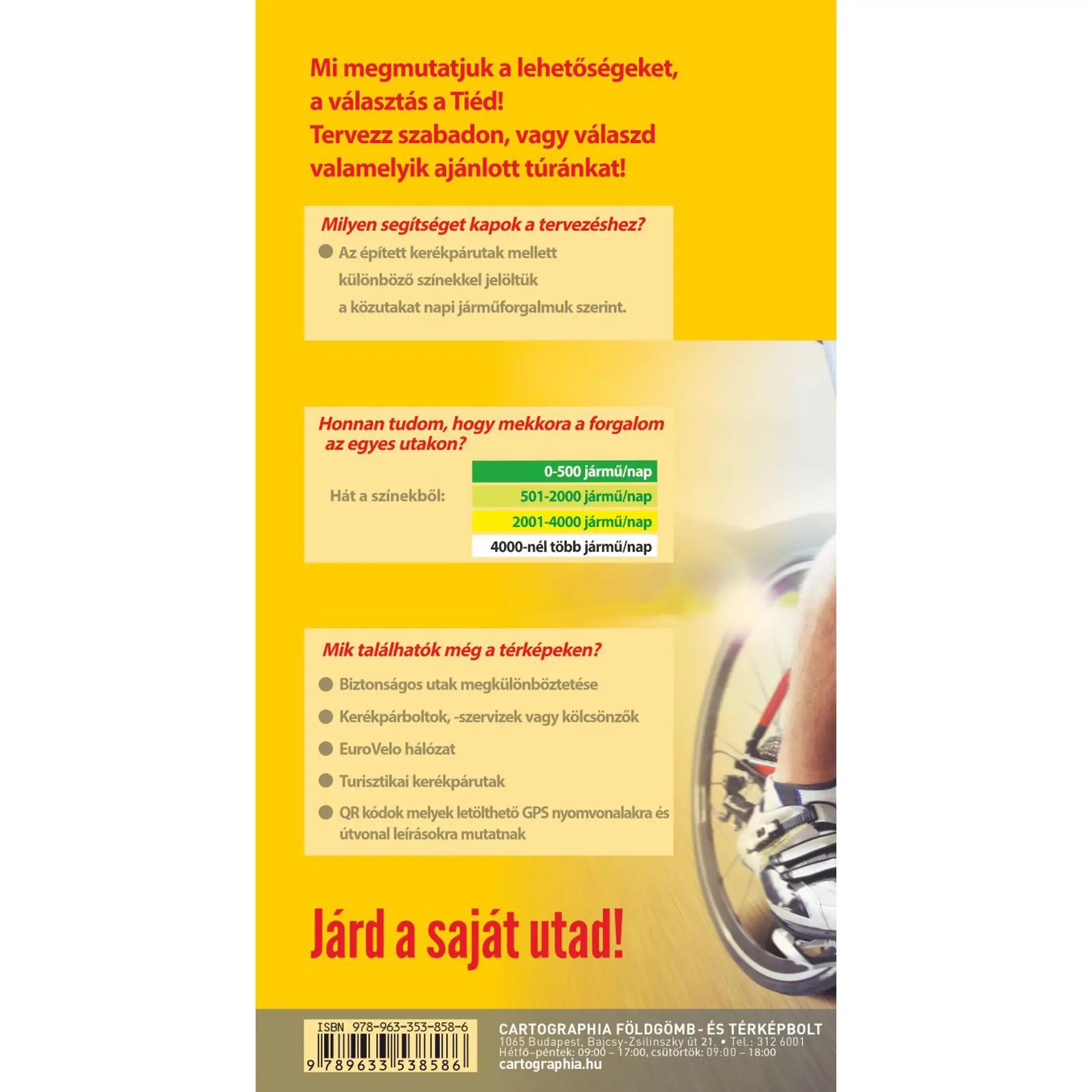 Kerékpáros túratervező Magyarország térképcsomag 3/5