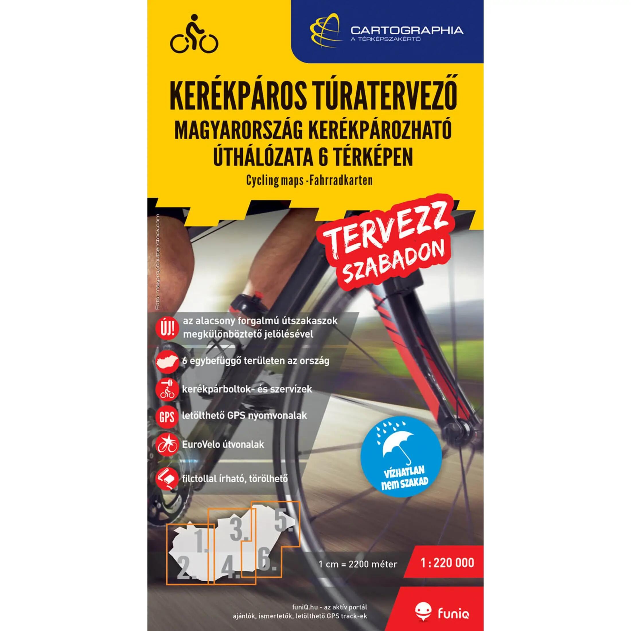Kerékpáros túratervező Magyarország térképcsomag 2/5