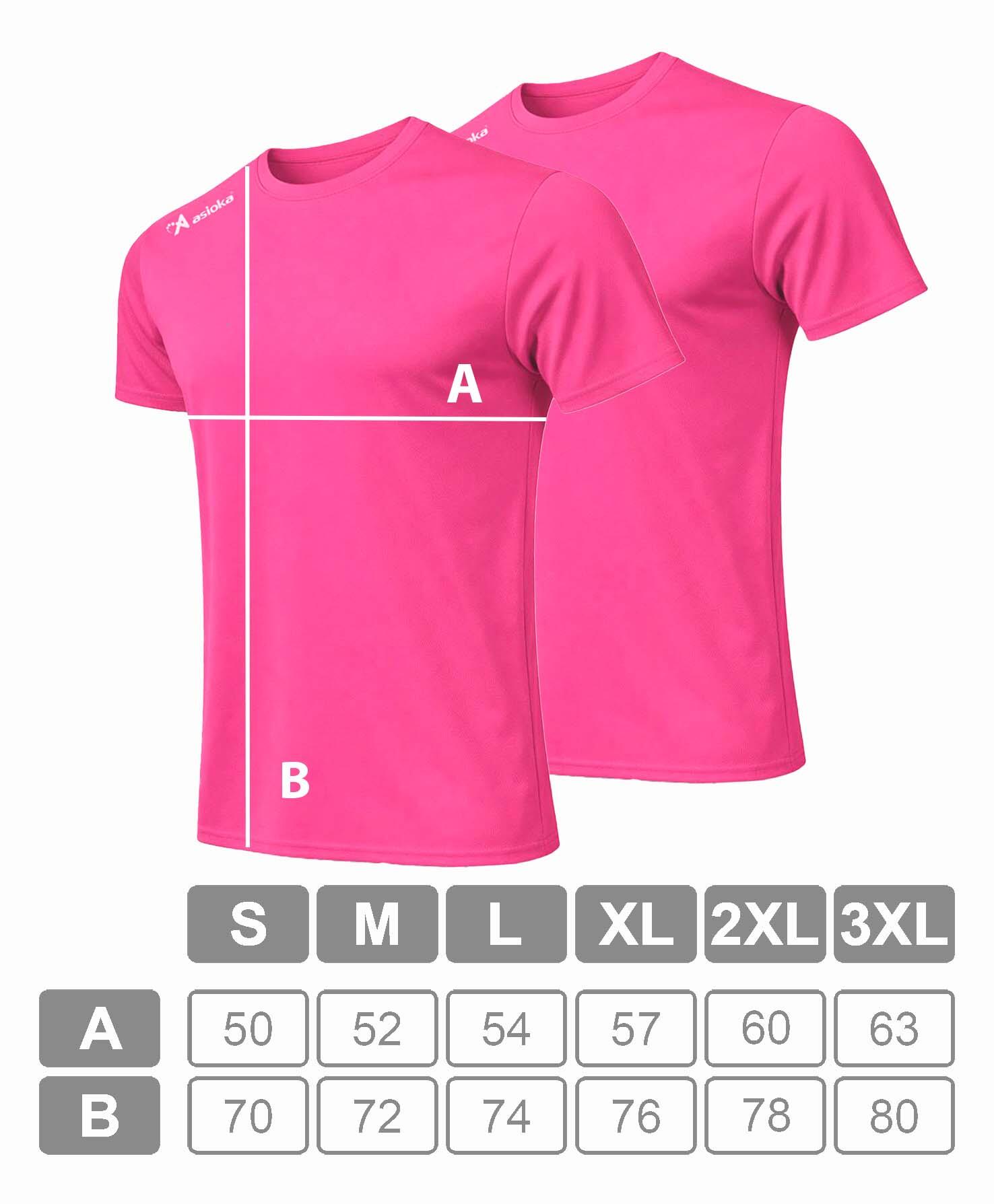 Pack 2 camisetas deporte para hombre Asioka PREMIUM.Poliéster. 4/7