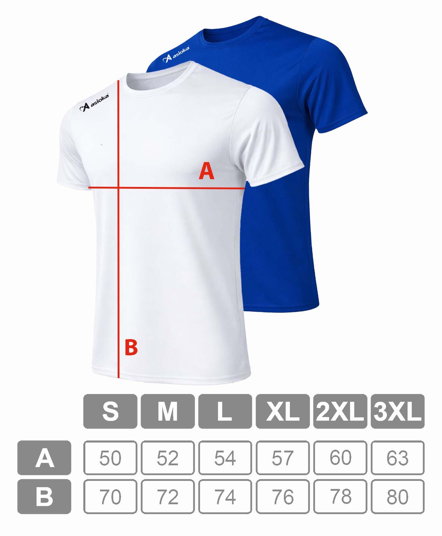 Pack 2 camisetas deporte para hombre Asioka PREMIUM.Poliéster. 4/6