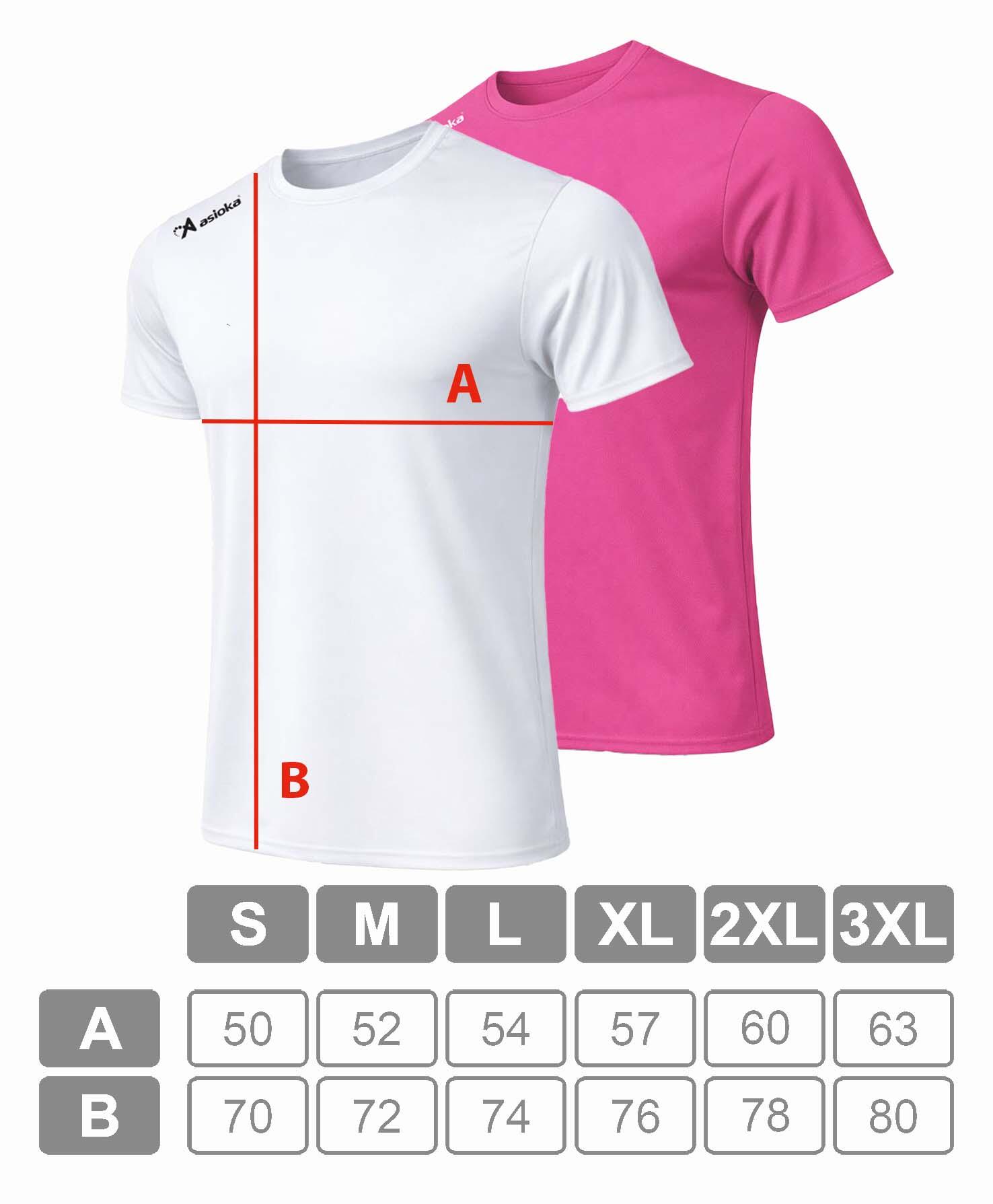 Pack 2 camisetas deporte para hombre Asioka PREMIUM.Poliéster. 4/6