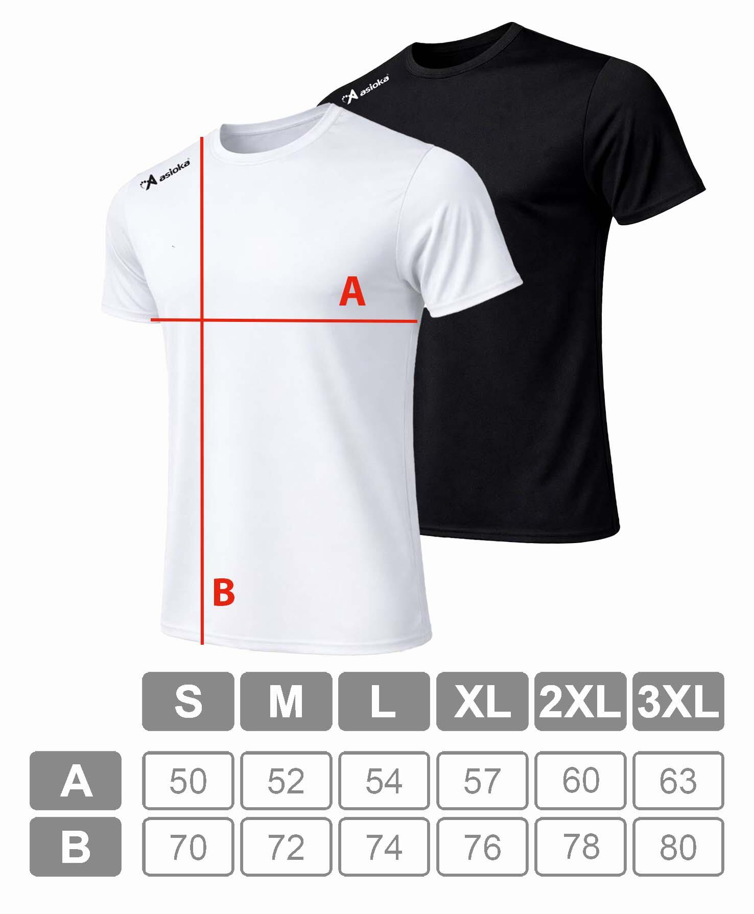 Pack 2 camisetas deporte para hombre Asioka PREMIUM.Poliéster. 4/6