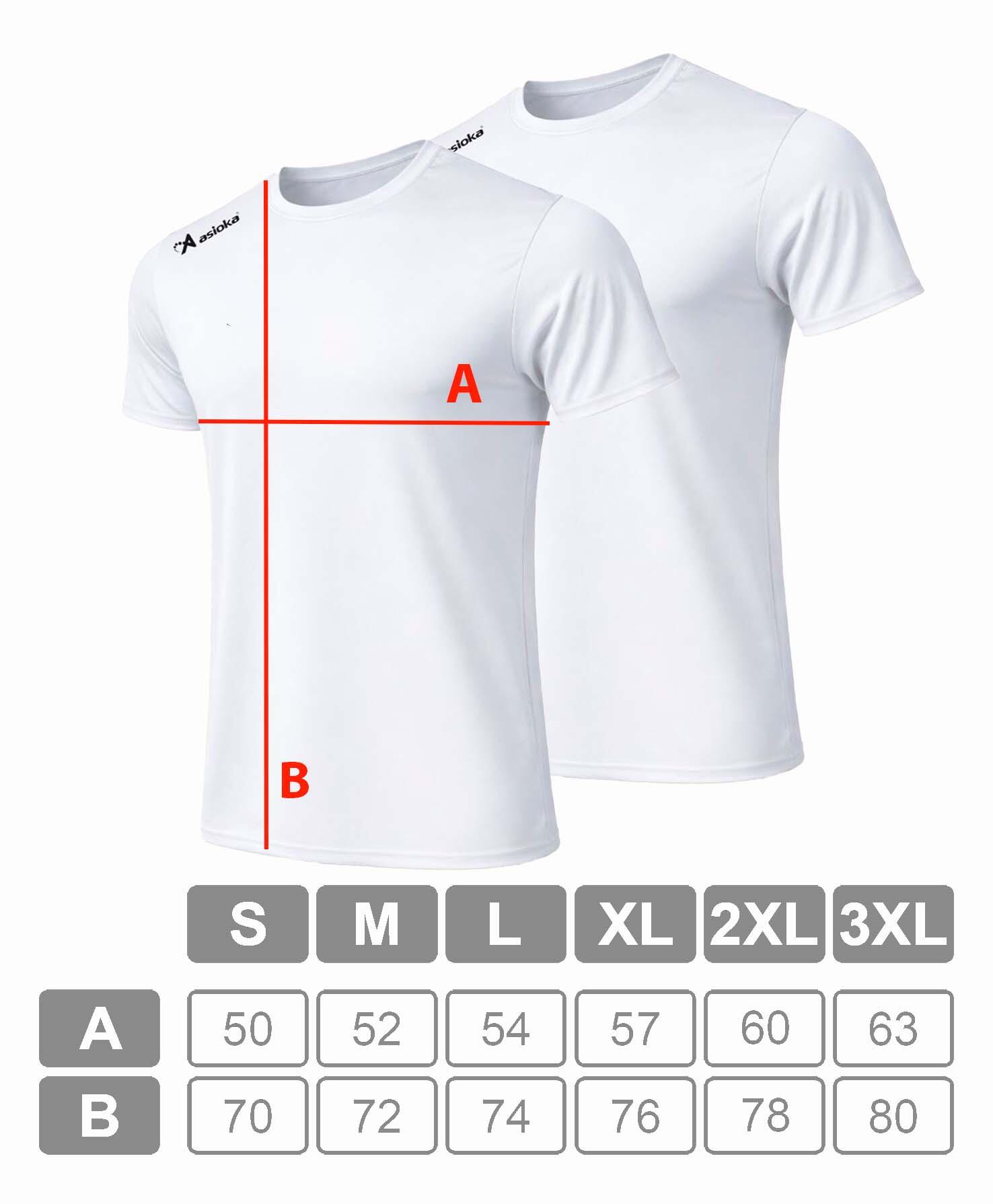 Pack 2 camisetas deporte para hombre Asioka PREMIUM.Poliéster. 4/7