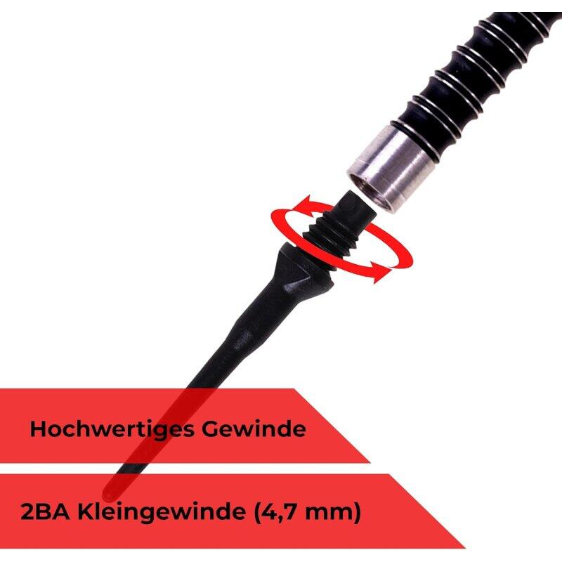 Karella Softspitze Keypoint 2BA Gewinde 1000 St. Schwarz 2/6