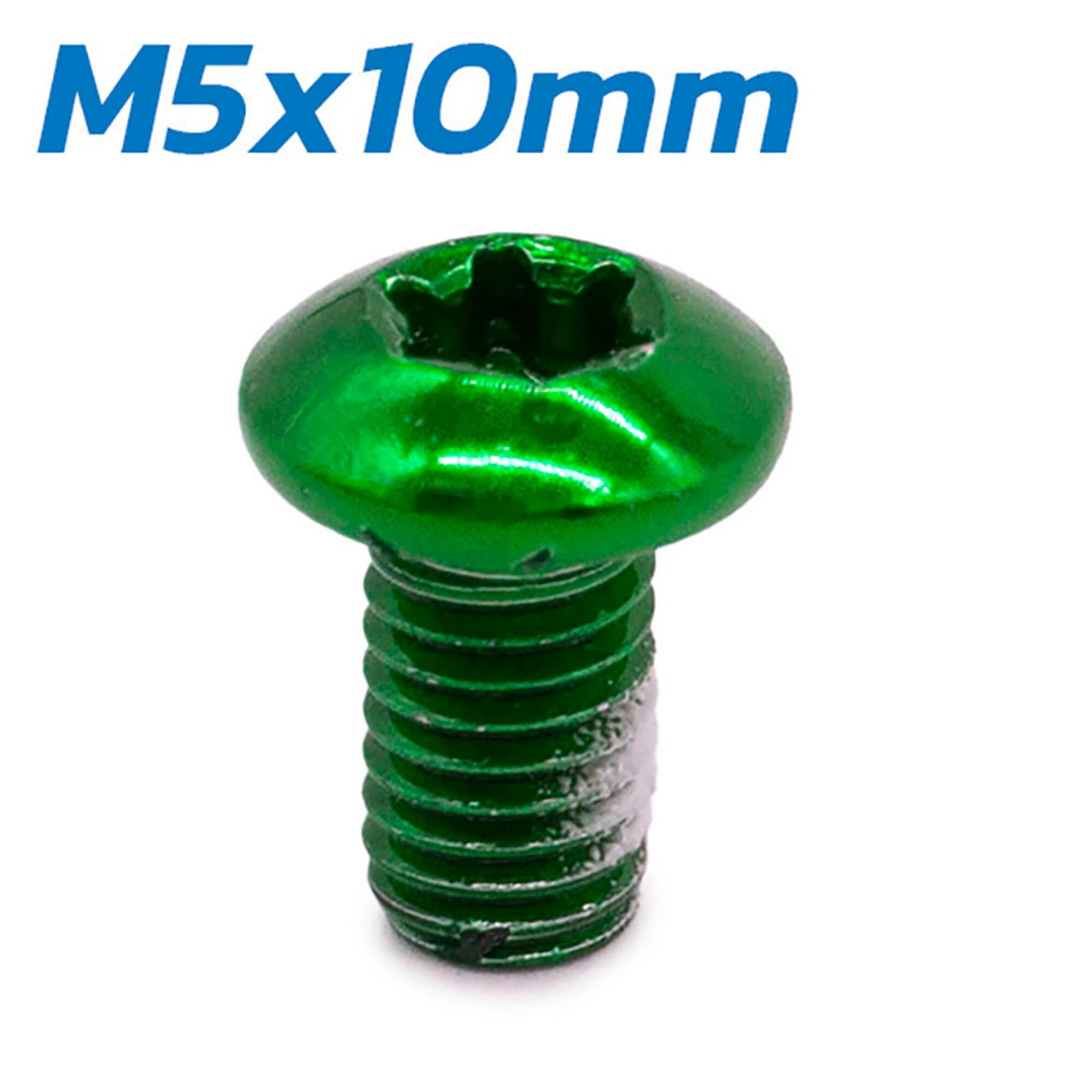 Tornillo verde M5x10 para discos de freno - 12 uds 2/4