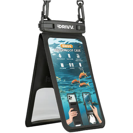 Pochette téléphone étanche - 2 en 1 avec cordon - Téléphone - Étui