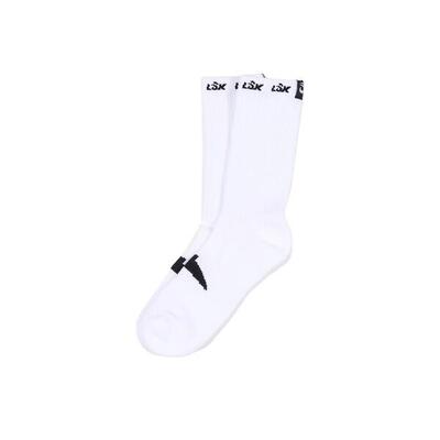 Lok accent short socks white
