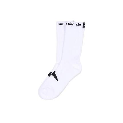 Lok Akzent Kurze Socken Weiss