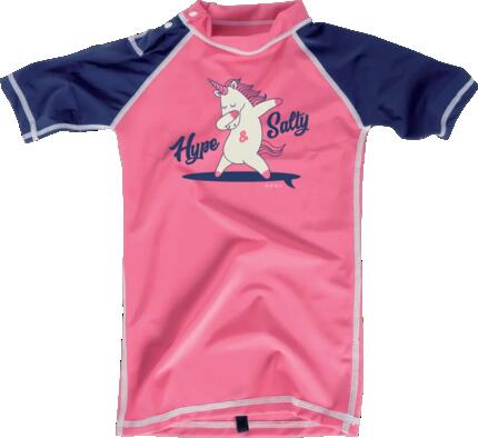 Logo - Stretch UV-Shirt Kurzarm UPF 50 Surf Baby