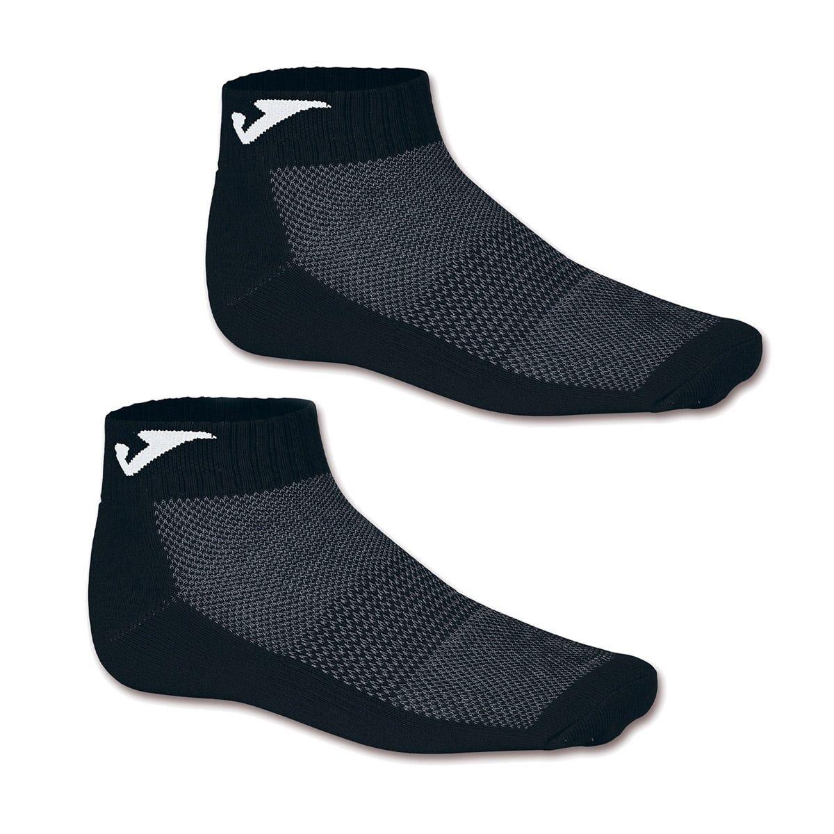 Chaussettes JOMA Comfort courtes en maille légère NOIR 1/2
