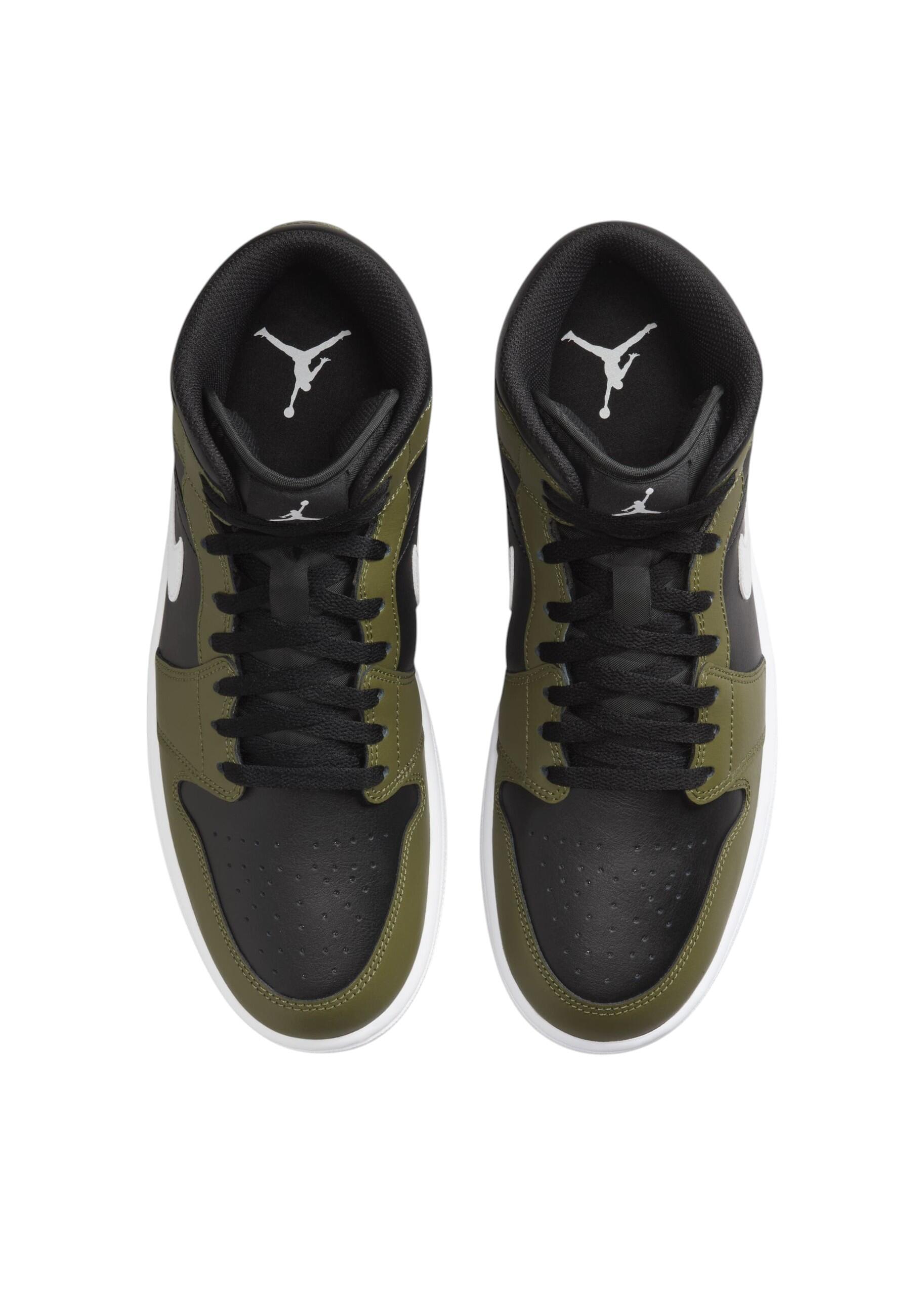 Sneaker Uomo   Air jordan 1 mid verde/nero DQ8426-092 3/5