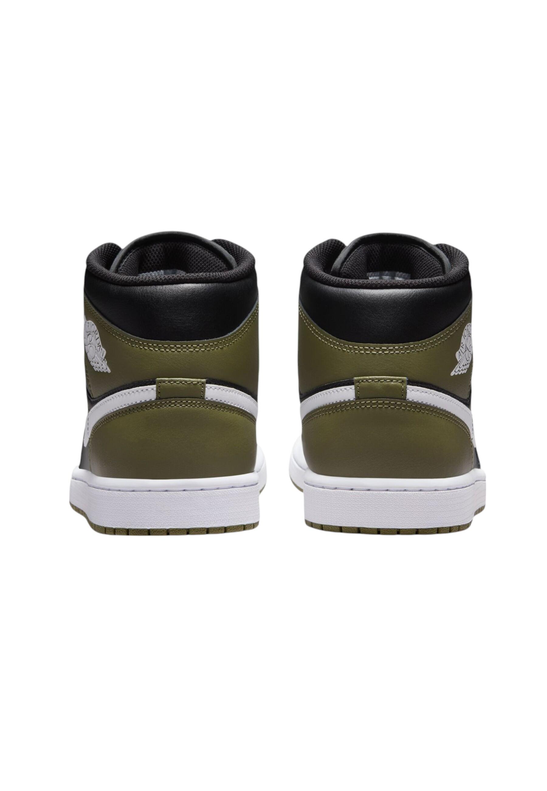 Sneaker Uomo   Air jordan 1 mid verde/nero DQ8426-092 4/5