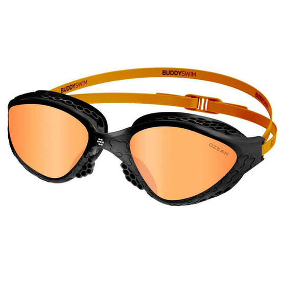 BuddySwim Ozean Occhialini White/Smoke OW Triathlon Antifog UV