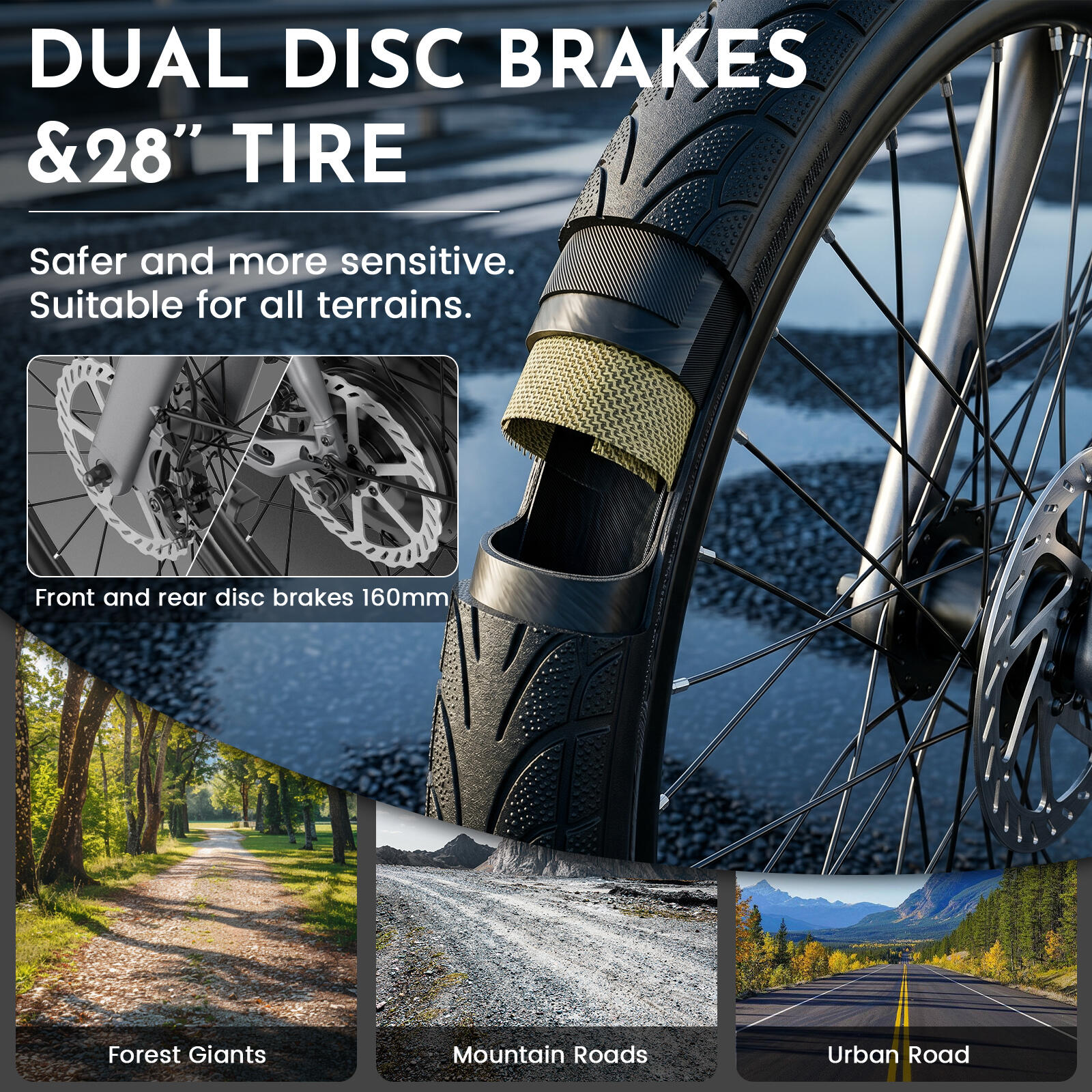 YEEP.ME DAY SPORT Vélo Électrique VAE 28'' Courroie Gates 460Wh 80km Urbain 4/9