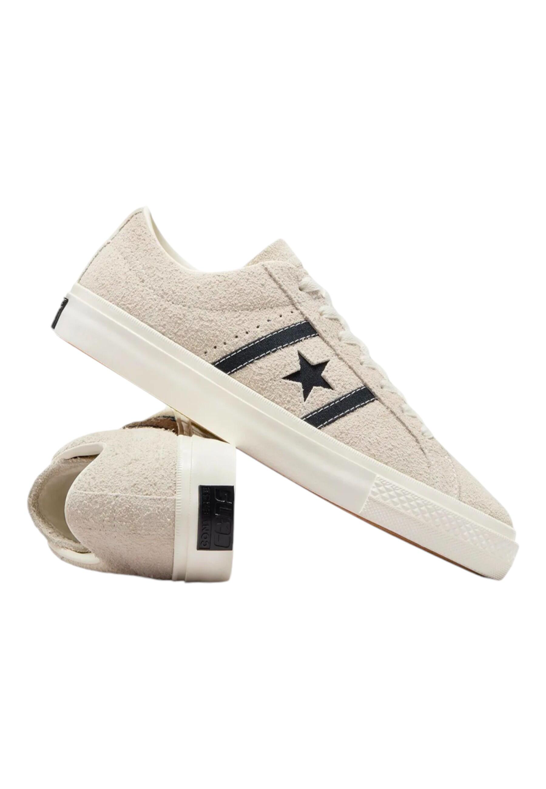 Chaussures Adultes Converse One Star Academy Pro Egret Egret Basses Beige 4/6