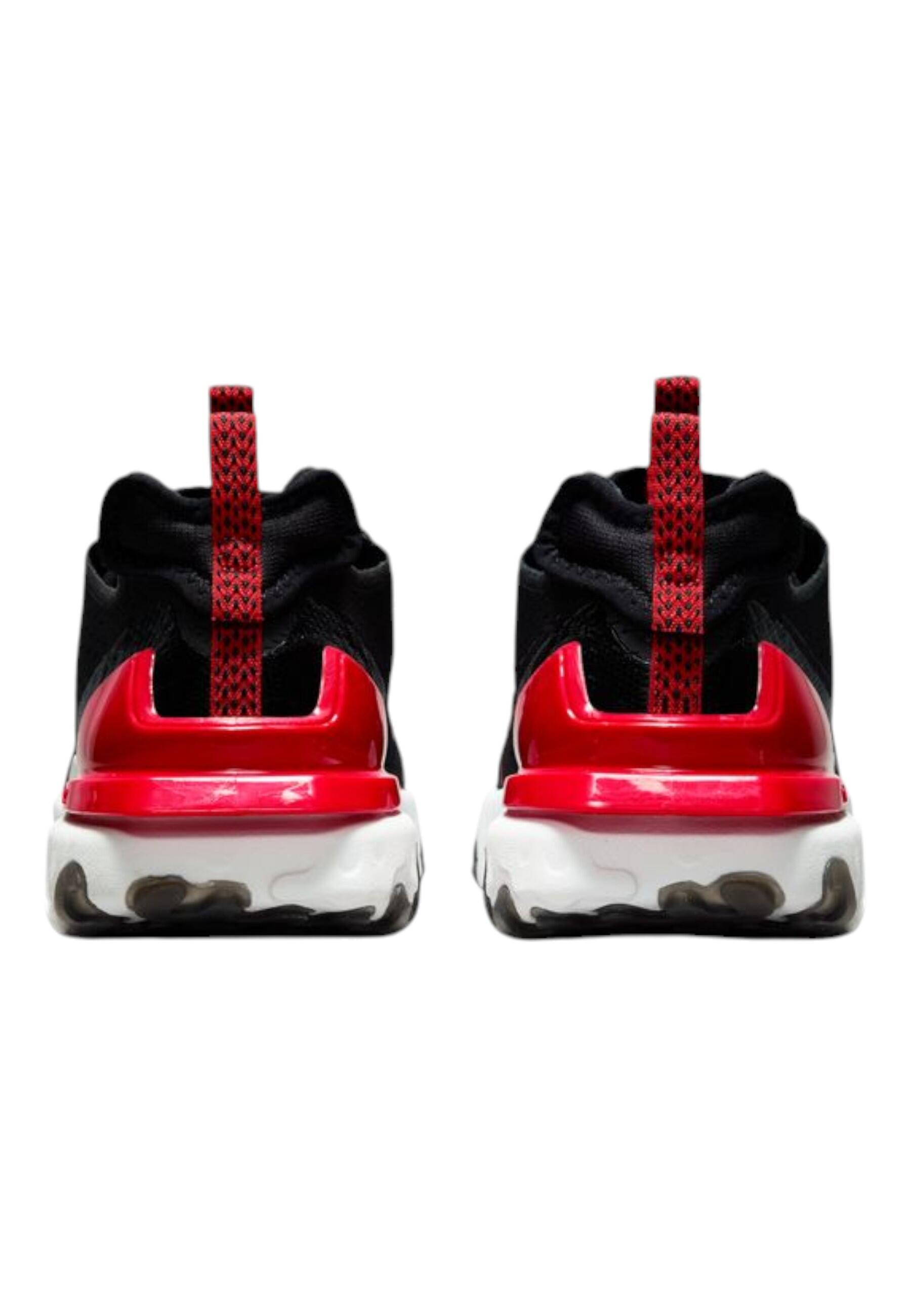 Nike React Vision Black University Red - FB3353-001_46 5/6