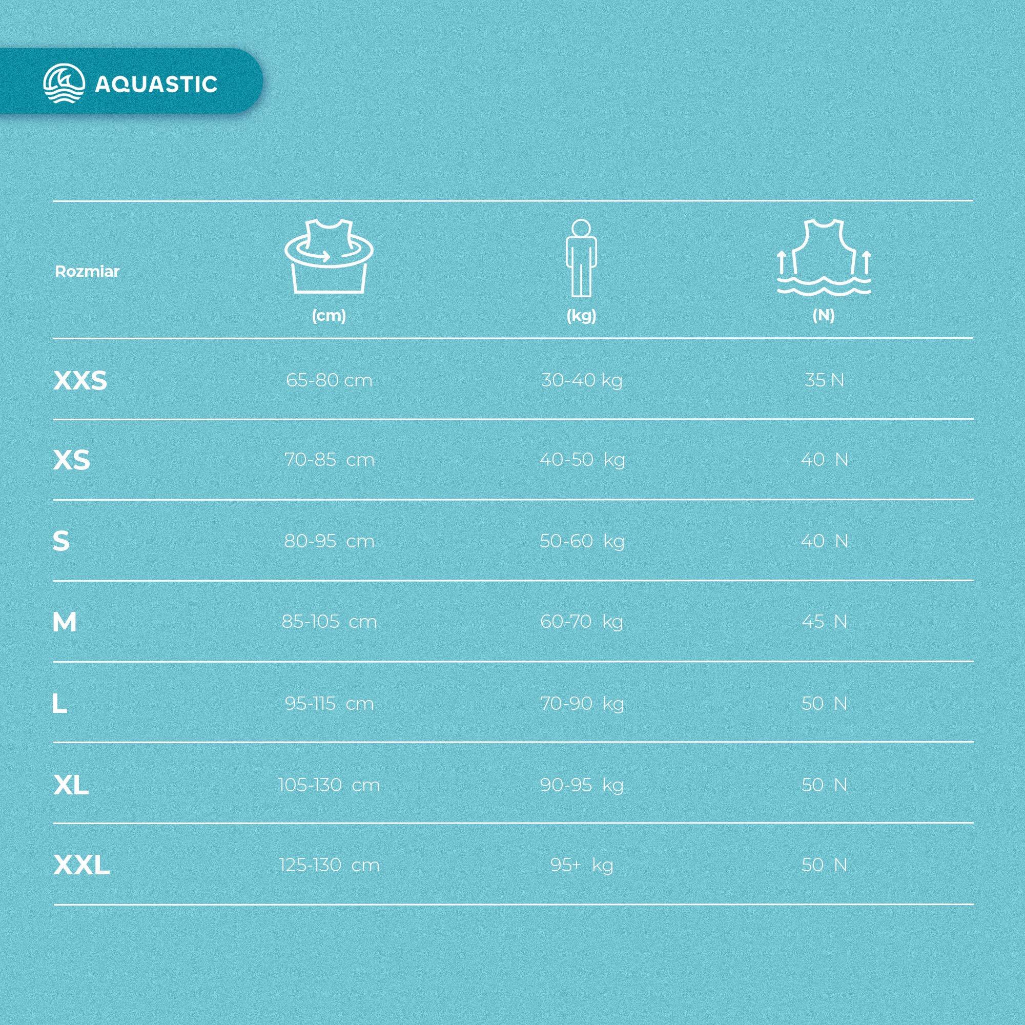 AQUASTIC Classic 50N zwemvest 3/7