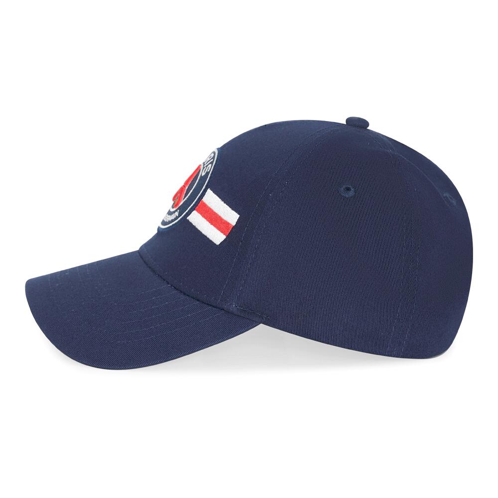 Czapka z daszkiem Paris Saint Germain bawełna granatowa 3/4