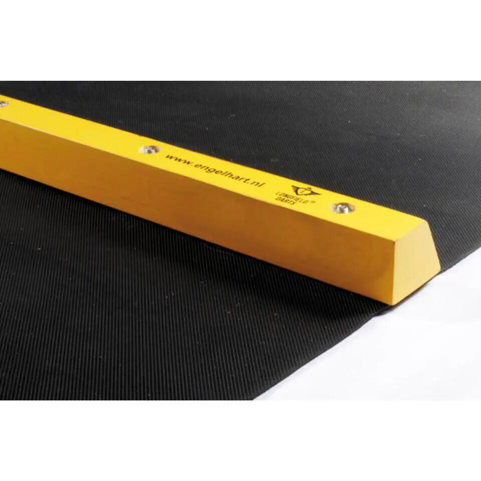 Rubberen Dartmat met hoge oche - 300 x 60 cm. 2/2