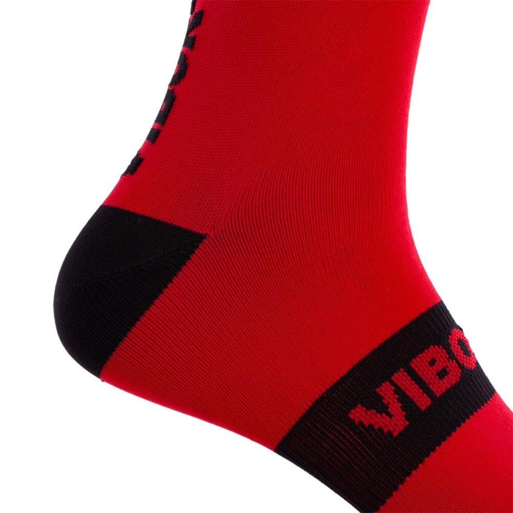Calzini Vibor-a Kait Mid-crew Rojo/Negro 35-38 2/4