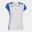 Maillot manches courtes Femme Joma Record ii blanc bleu roi