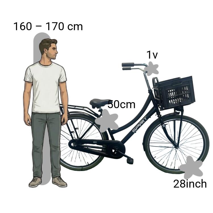 Vélo d’occasion Spirit Transportfiets 2/4