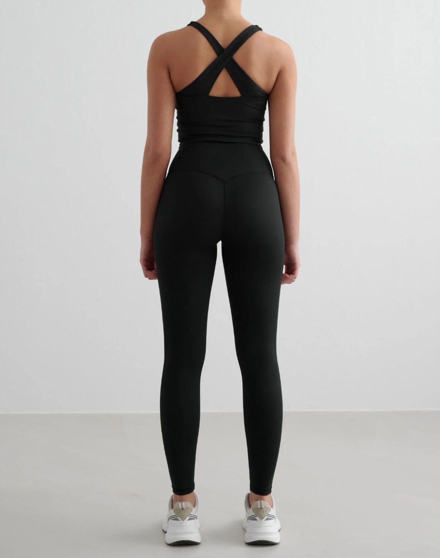 Dames Legging Vochtafvoerend Hurkbestendig Zwart 2/7