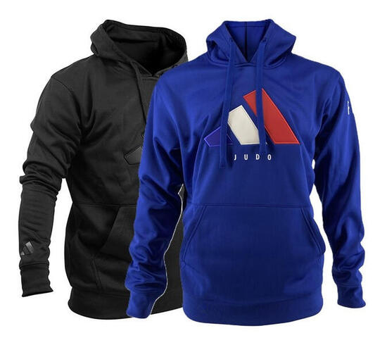 Sweat à capuche tech-line line judo (couleur : noir - taille : m)