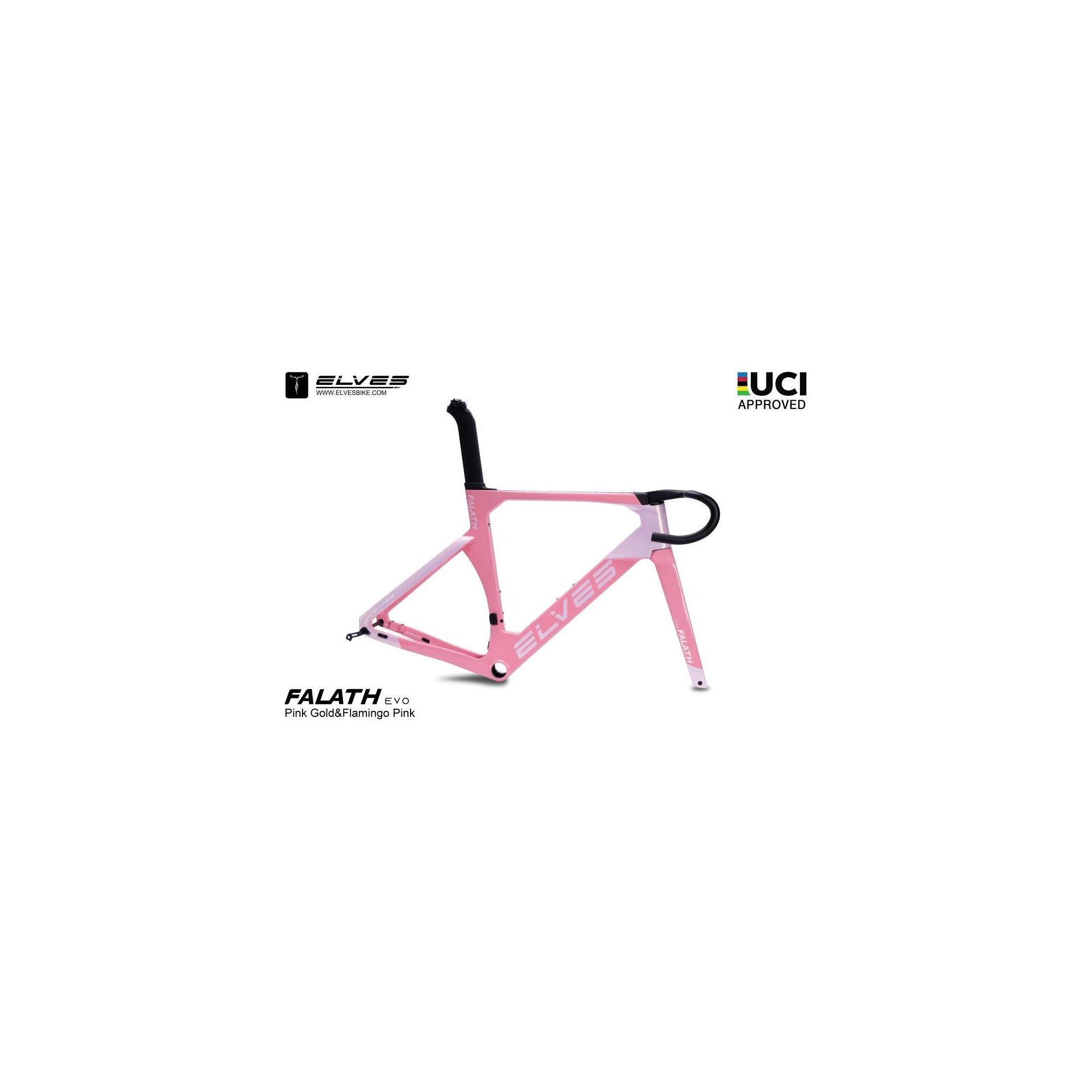 ELVES Falath Evo+ (Disc) PINK GOLD & FLAMINGO PINK - T47-DUB (SRAM