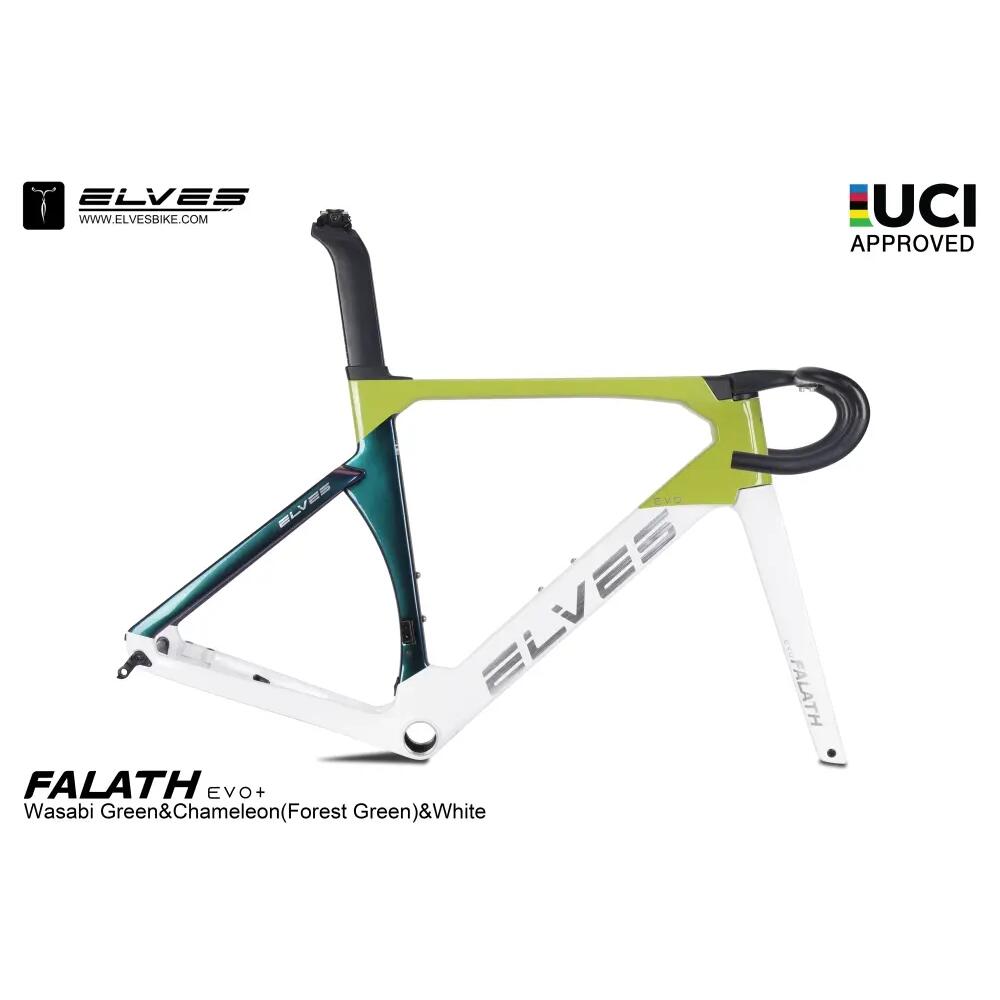 ELVES Falath Evo+(Disc) WASABI & FOREST GREEN & WHITE T47-DUB SRAM