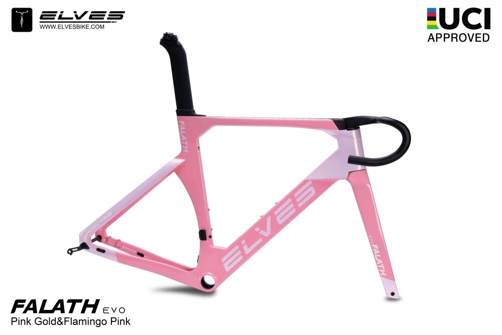ELVES Falath Evo+(Disc) PINK GOLD & FLAMINGO PINK T47-24 SHIMANO