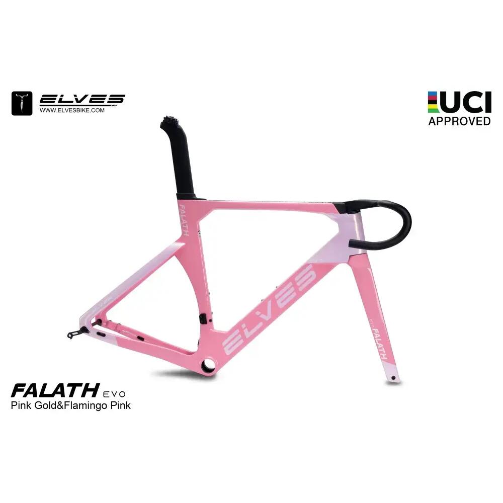 ELVES Falath Evo+(Disc) PINK GOLD & FLAMINGO PINK T47-24 SHIMANO