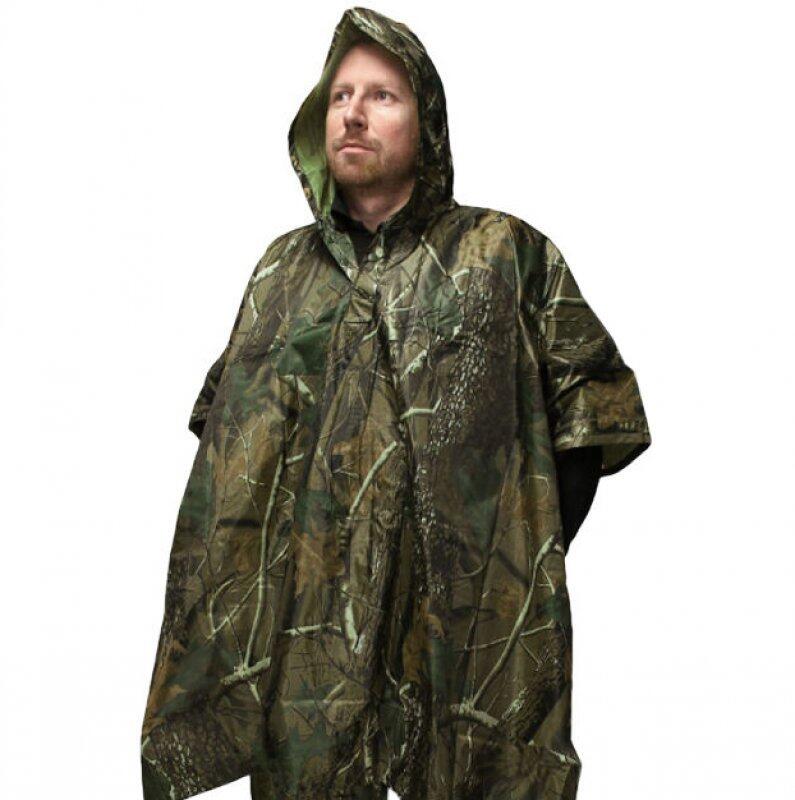 Pláštěnka PONCHO ADULT CAMO 2/2