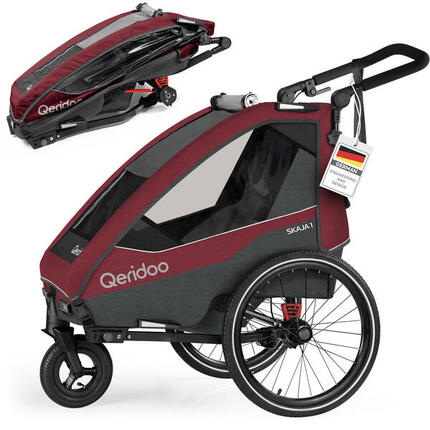 Qeridoo Fietskar Skaja 1 Cayenne Red