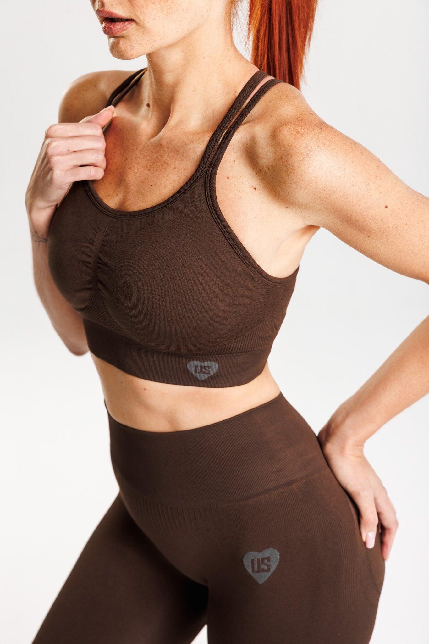 Legginsy bezszwowe damskie sportowe PUSH UP Nevada 3/5