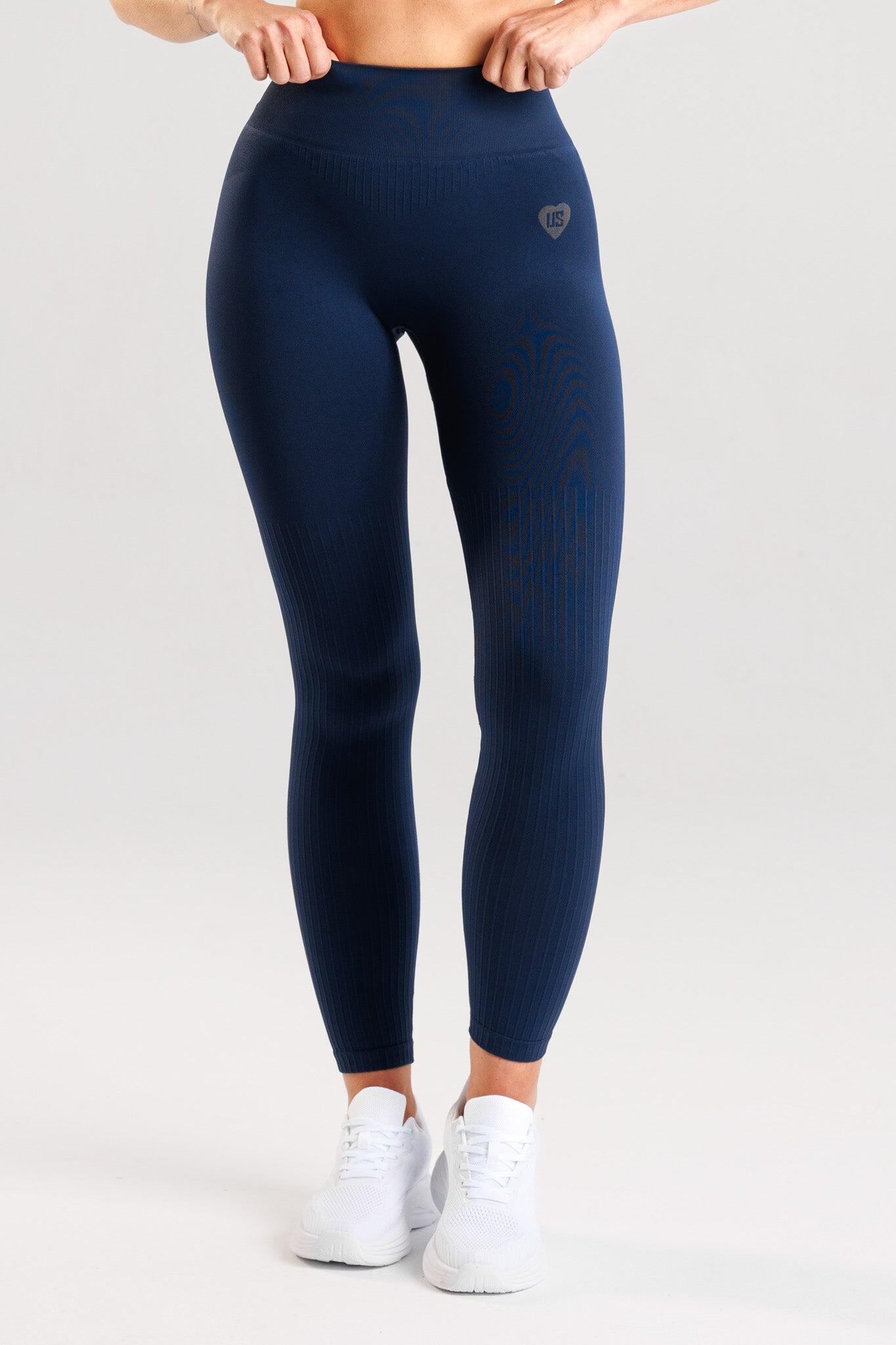 Legginsy bezszwowe damskie sportowe PUSH UP Nevada 2/5