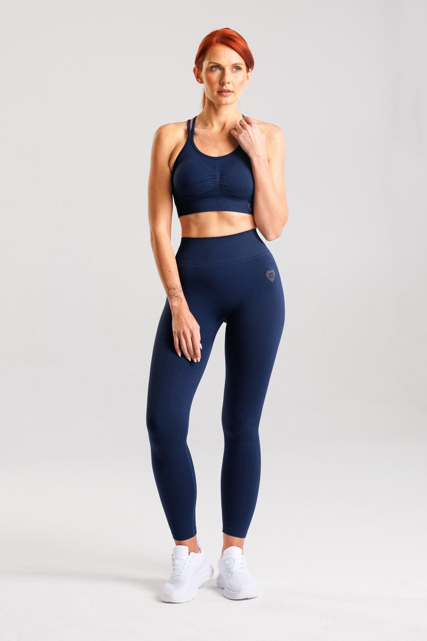 Legginsy bezszwowe damskie sportowe PUSH UP Nevada 5/5