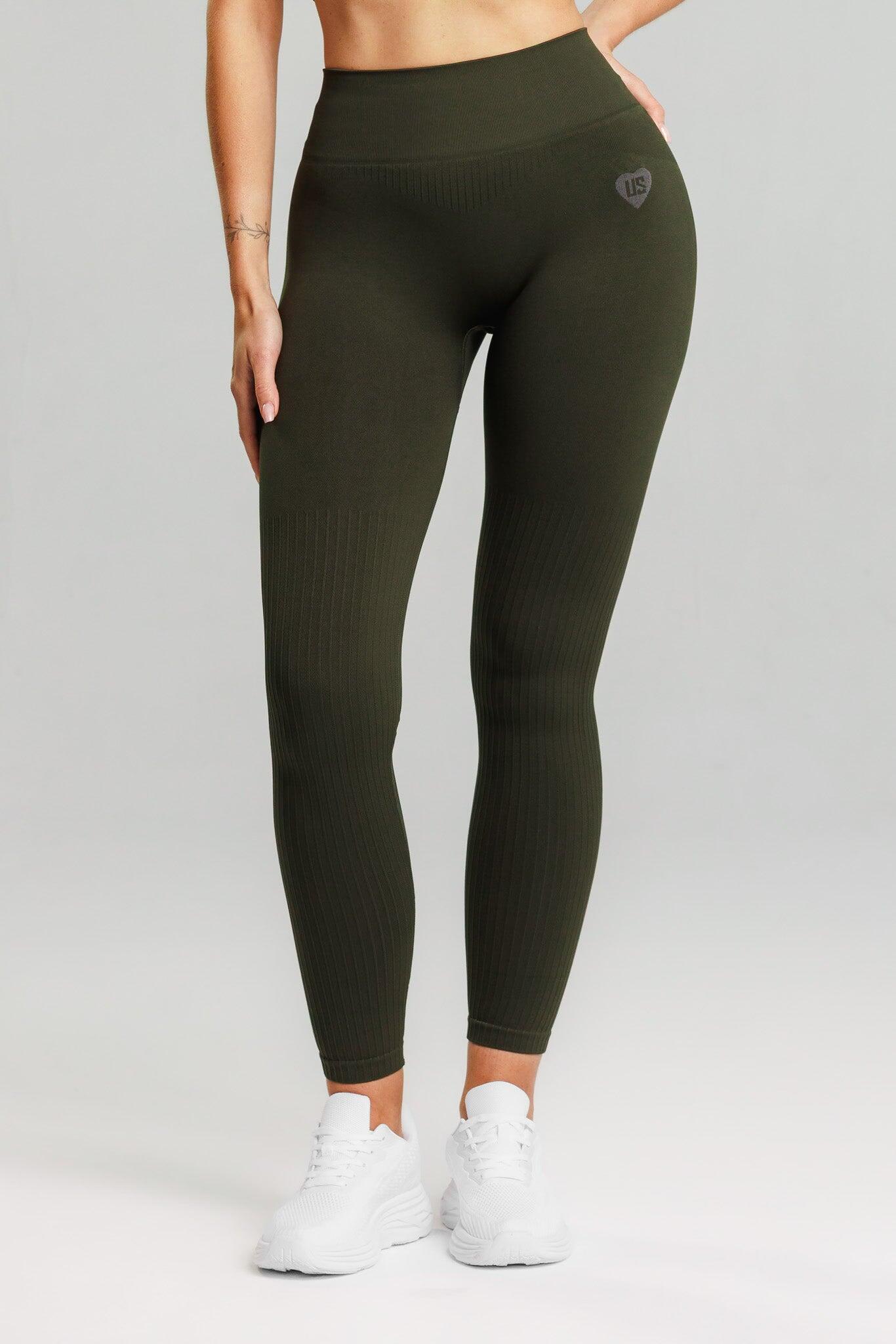 Legginsy bezszwowe damskie sportowe PUSH UP Nevada 2/6