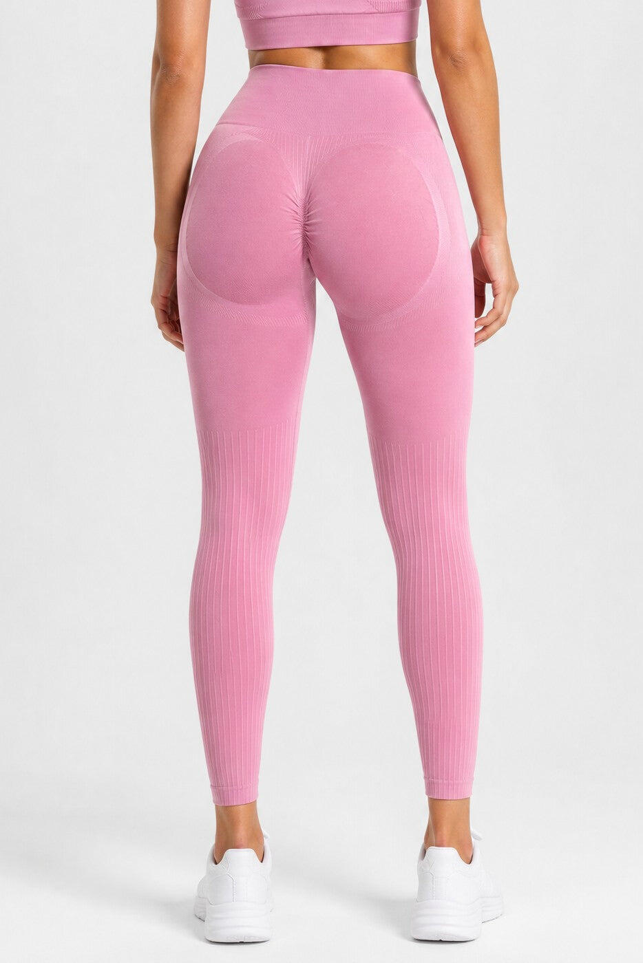 Legginsy bezszwowe damskie sportowe PUSH UP Nevada 2/5