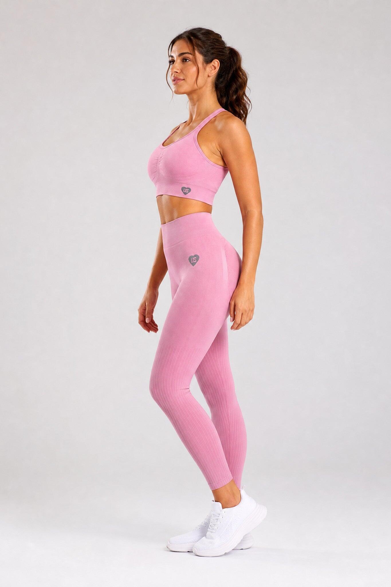 Legginsy bezszwowe damskie sportowe PUSH UP Nevada 4/5