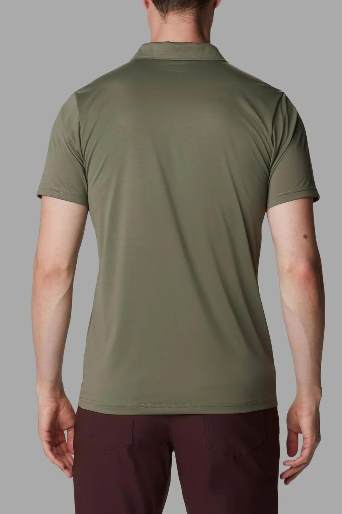 Polo maniche corte Uomo Columbia Hike™ Polo Verde Scuro 5/5