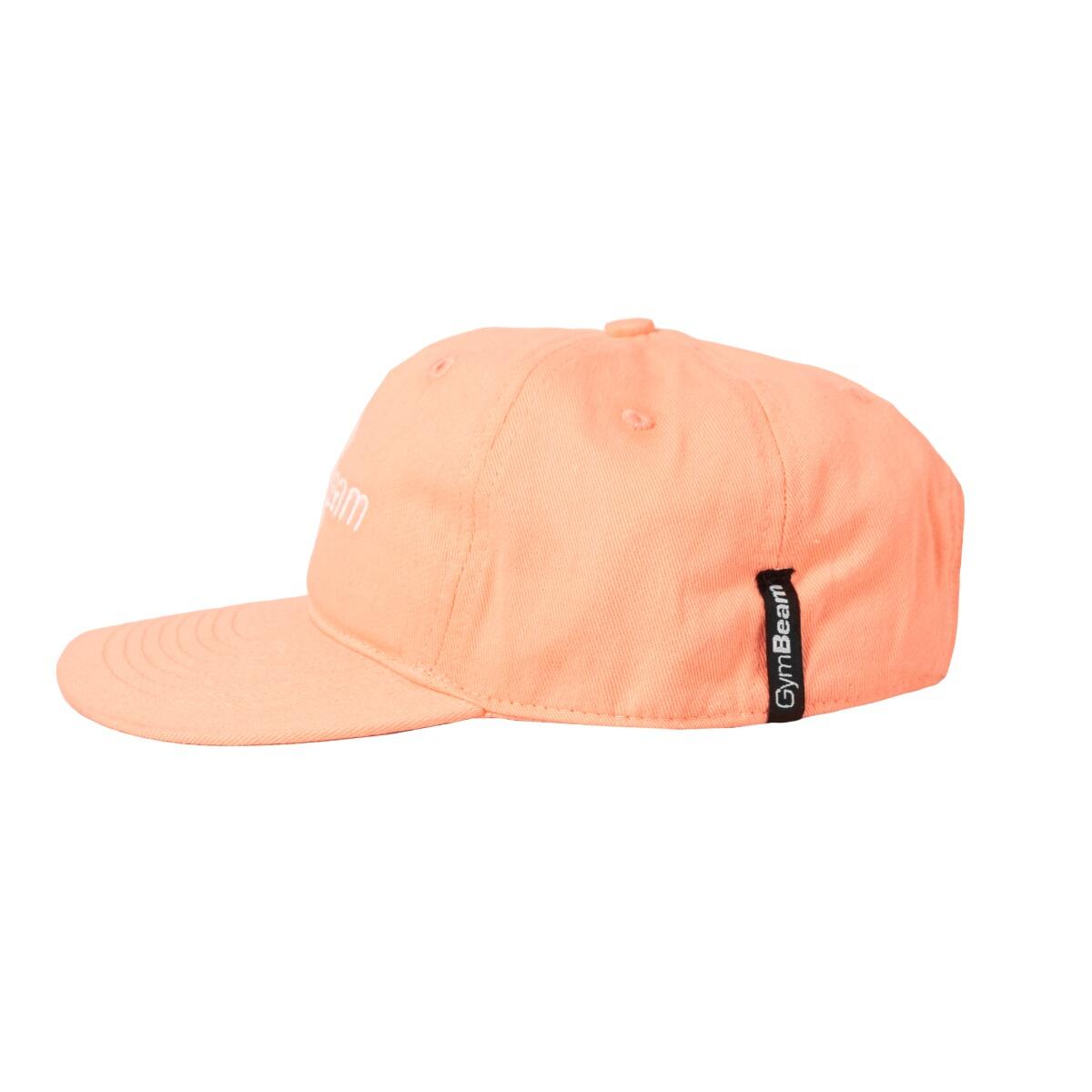 Czapka unisex fitness z zakrzywionym daszkiem łososiowa Dad Cap 3/4